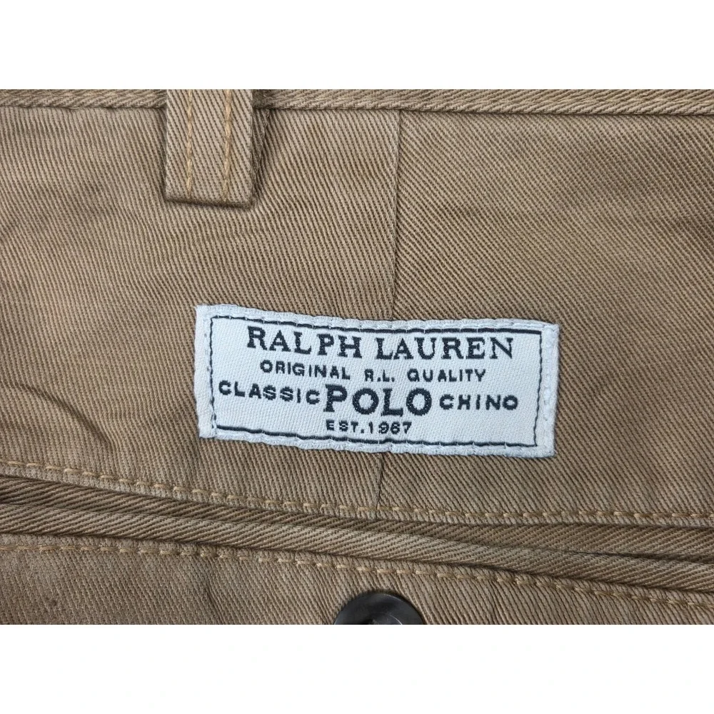 Polo Ralph Lauren Big Andrew Pant Mens 50x32 Actual 50x26 Tan Khaki Chinos *Read